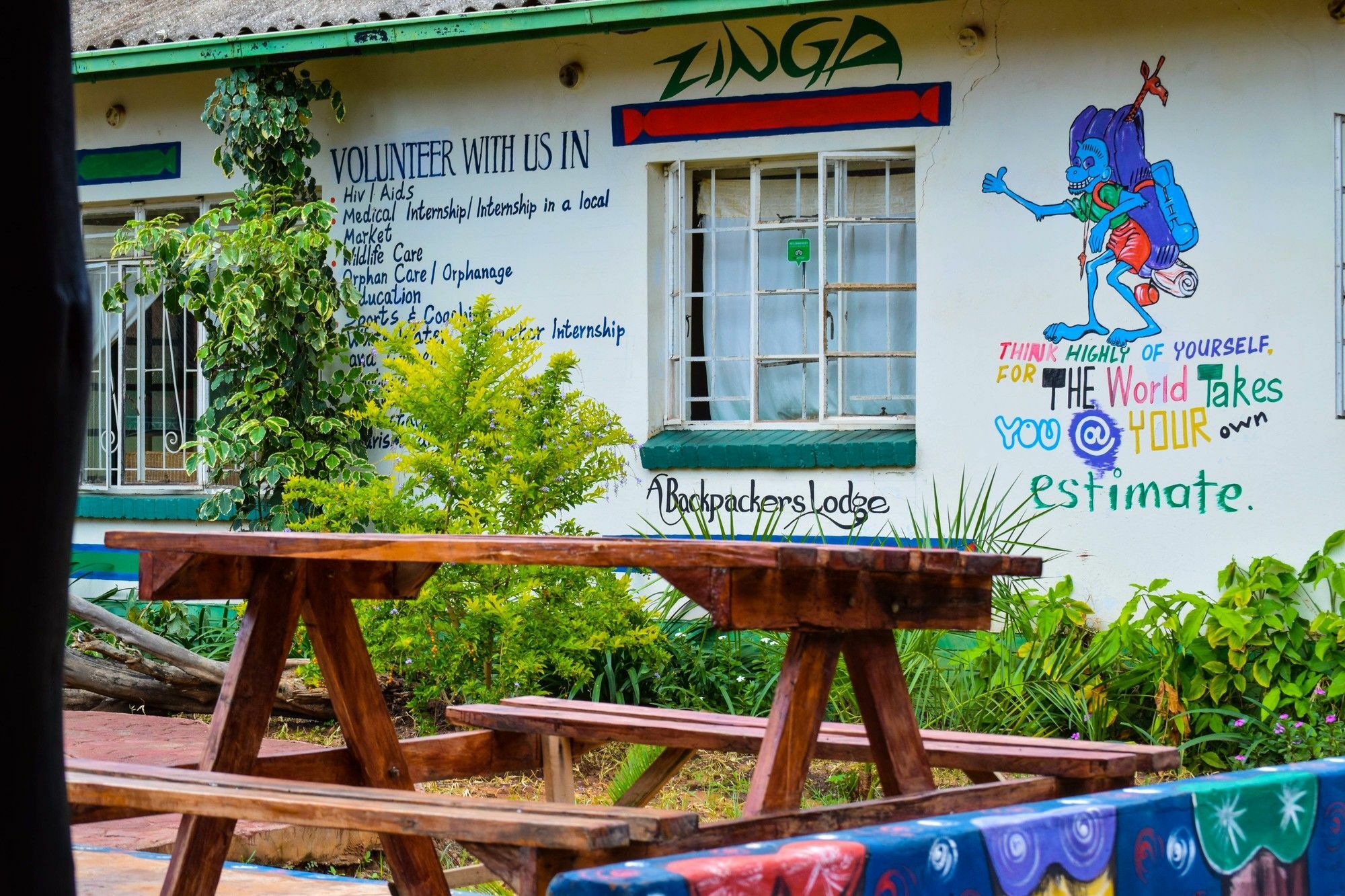 Zinga Backpackers Hotel Livingstone Bagian luar foto